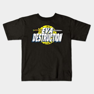 Eva Destruction Logo Kids T-Shirt